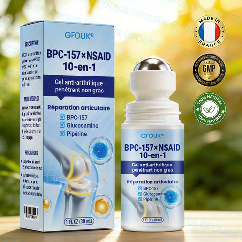 Boutique Officielle 🇫🇷 | GFOUK® Gel Anti-Arthrite 10-en-1 Pénétrant et Non Gras BPC-157 × AINS (Traite l’arthrite, la neuropathie, le rhumatisme, les blessures sportives et plus encore)