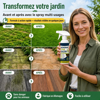 🏆🔥 50 % DE RÉDUCTION🔥 🌿 Désherbant – Efficace contre les mauvaises herbes & leur repousse | Jardin, allées & cour ⚡