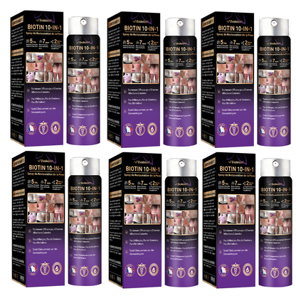 Fabriqué et expédié depuis la France ✨Spray de Restauration de la Peau Biotine 10-en-1 Evolvion®🍀