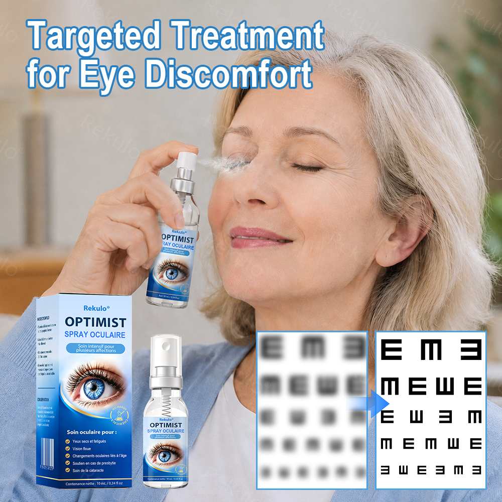 Rekulo® OptiMist Spray Oculaire ✅ Pour les yeux secs, la vision floue, la fatigue oculaire, la presbytie et la cataracte up