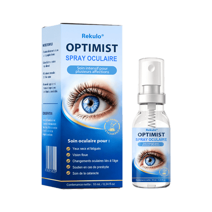 Rekulo® OptiMist Spray Oculaire ✅ Pour les yeux secs, la vision floue, la fatigue oculaire, la presbytie et la cataracte up