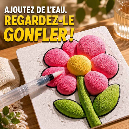 IEY® Papier à texture gonflante 3D 🌼