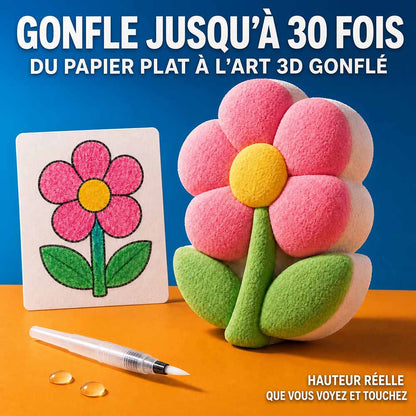 IEY® Papier à texture gonflante 3D 🌼