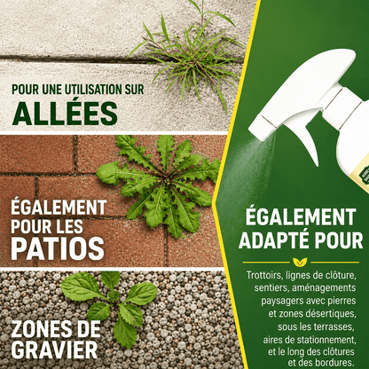 Désherbant naturel à action rapide avec une protection longue durée -up