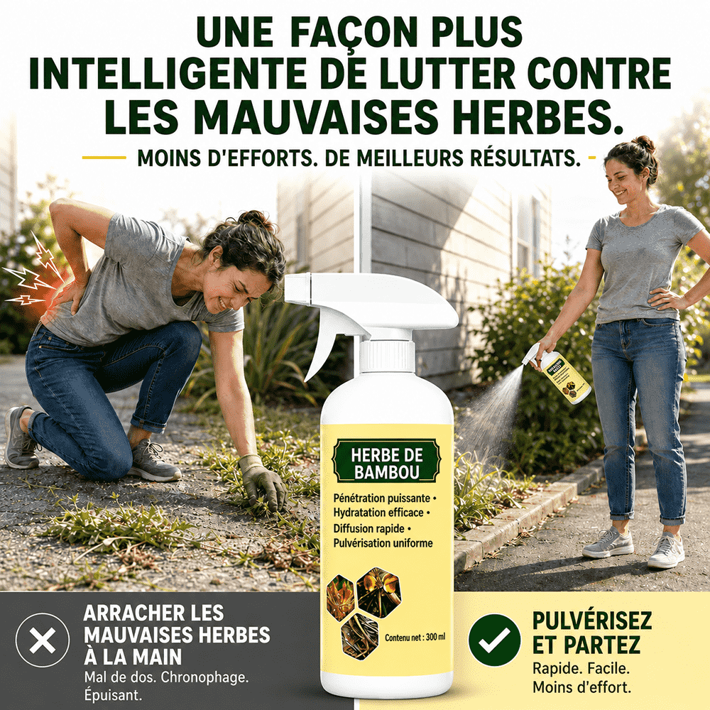 Désherbant naturel à action rapide avec une protection longue durée -up