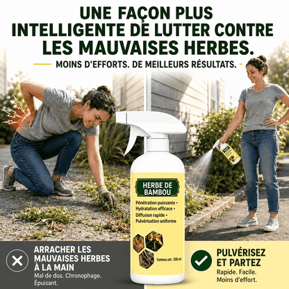 Désherbant naturel à action rapide avec une protection longue durée -up