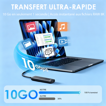 🏆 Vente Flash ⚡ Plus de 50 000 vendus ! Presque épuisé - 🔥 Mini SSD portable Type-C grande capacité 16 To 🪙