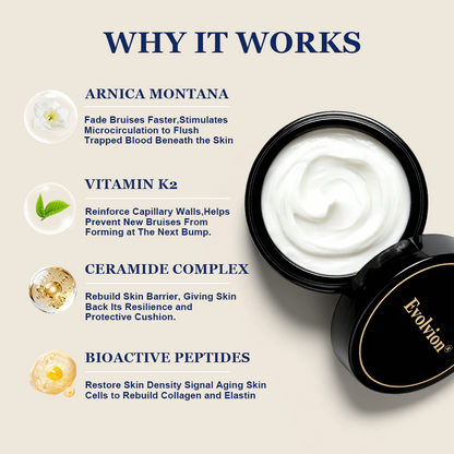 ✨ Crème Evolvion® pour la réparation des ecchymoses et le renforcement de la peau 🌼
