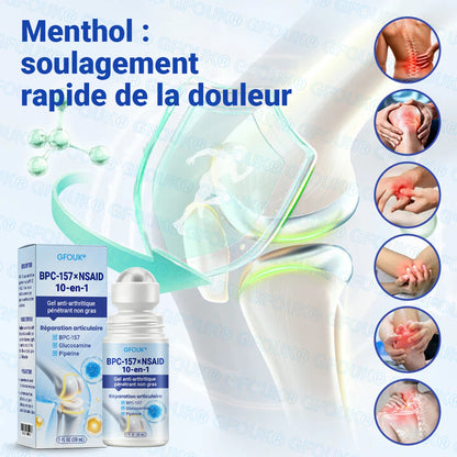 Boutique Officielle 🇫🇷 | GFOUK® Gel Anti-Arthrite 10-en-1 Pénétrant et Non Gras BPC-157 × AINS (Traite l’arthrite, la neuropathie, le rhumatisme, les blessures sportives et plus encore)
