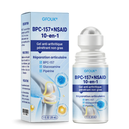 Boutique Officielle 🇫🇷 | GFOUK® Gel Anti-Arthrite 10-en-1 Pénétrant et Non Gras BPC-157 × AINS (Traite l’arthrite, la neuropathie, le rhumatisme, les blessures sportives et plus encore) 🔥