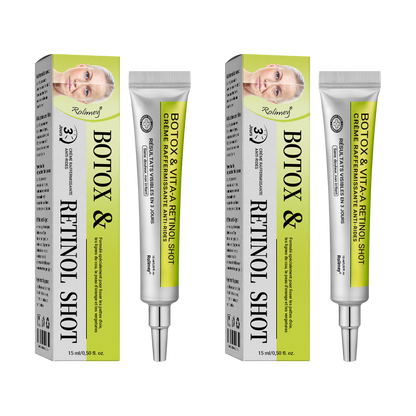 🌟👨‍⚕️ Fabriqué et expédié depuis la France 💫 Crème liftante et raffermissante anti-rides Rolimey® Botox & Vita-A Retinol Shot — Dernier jour de promotion : 70 % DE RÉDUCTION