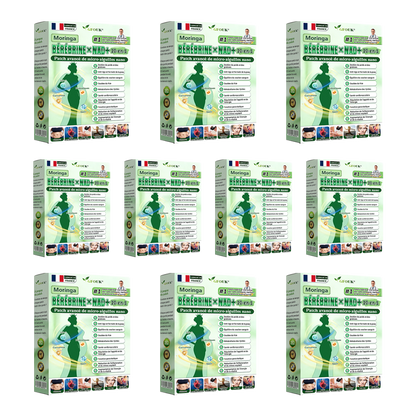 Boutique officielle 🇫🇷 | GFOUK® Moringa · Berberine × NAD+ 10-en-1 Patch Avancé Nano Microneedle🍀