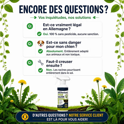 🏆🔥 50 % DE RÉDUCTION🔥 🌿 Désherbant – Efficace contre les mauvaises herbes & leur repousse | Jardin, allées & cour ⚡